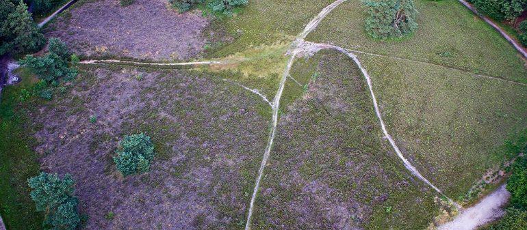 Pingo ruine Buinerveld Hondsrug Drenthe